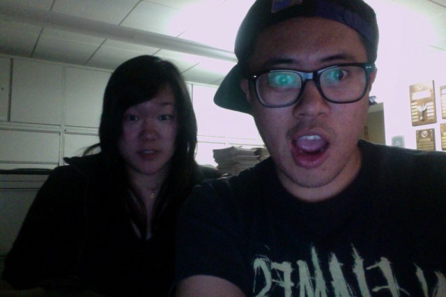 Emily and I at Pasadena City College.